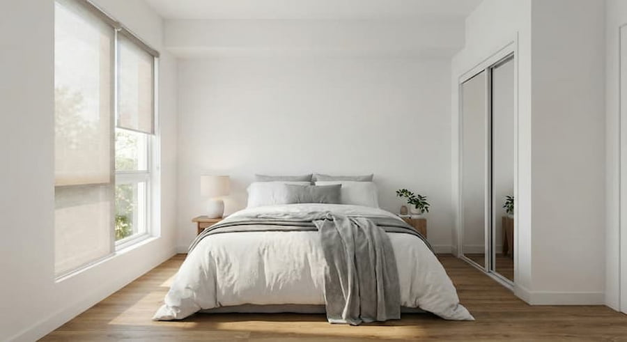 Garden Flat bedroom - Comfortable and well-designed bedroom in Merritt townhome